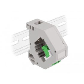   Delock Lila DIN sín adapter Keystone LC Duplex zöld (87192)