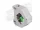 Delock Lila DIN sín adapter Keystone LC Duplex zöld (87192)