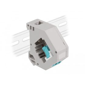   Delock Lila DIN sín adapter Keystone LC Duplex vízkék (87194)