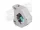 Delock Lila DIN sín adapter Keystone LC Duplex vízkék (87194)