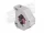 Delock Lila DIN sín adapter Keystone LC Duplex anyával (87195)