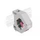 Delock Lila DIN sín adapter Keystone LC Duplex anyával (87195)