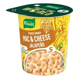 KNORR Snack tészta 63 g Mac&Cheese Jalapeno