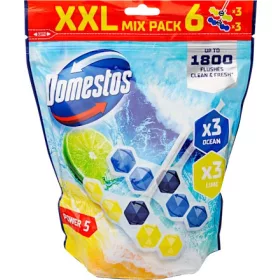 DOMESTOS Power5 WC-rúd 6x50g Ocean/Lime