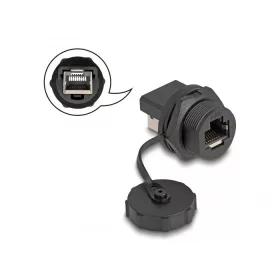   Delock RJ45 Cat.6A toldó védő kupakkal beépített installáláshoz IP67 por- és vízhatlan