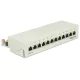 Delock asztali patch panel 12 Port Cat.6 szürke (87292)