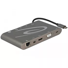   Delock USB-C 3.1 Docking Station 4K 30Hz sötétszürke (87297)