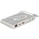 Delock USB-C 3.1 Docking Station 4K 30Hz ezüstszürke (87298)
