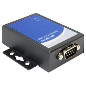   USB 2.0 adapter 1 x D-SUB aljzat 9 pól. - 1 x USB 2.0 aljzat B, fekete Delock