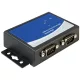 USB 2.0 adapter 2 x D-SUB aljzat 9 pól. - 1 x USB 2.0 aljzat B, fekete Delock