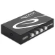 Delock 87634 4 portos manuális USB 2.0 kapcsoló