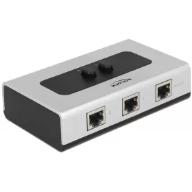 DeLock RJ45 10/100/1000 2 port manual switch  (87673)