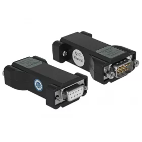  Delock Átalakító 1 x soros RS-232 DB9 port anya - 1 x soros TTL / CMOS 5 V DB9-es port apa ESD védel (87687)
