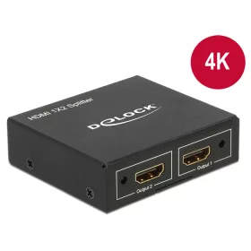   DeLock HDMI Splitter 1 x HDMI bemenet  2 x HDMI kimenet 4k (87701)