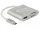 Delock USB Type-C (DP alternatív mód) > 1 db HDMI + 1 db VGA csatlakozó (87705)