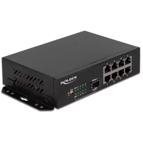 Delock Gigabit Ethernet-kapcsoló, 8 port + 1 SFP