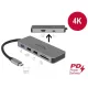 Delock USB Type-C 3.1 Docking Station 4K 30Hz szürke (87743)