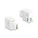 Delock 5 W-s, fekete, A-típusú USB töltő portos Keystone fehér