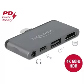   Delock Mini-dokkoló állomás iPad Pro készülékekhez 4K 60 Hz-en (87751)