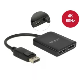   Delock DisplayPort 1.4 elosztó 1 x DisplayPort > 2 x DisplayPort MST