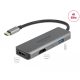 Delock USB Type-C - Dual HDMI adapter 4K, 60Hz és USB porttal (87780)