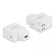 Delock 2,1 A-s, fehér, USB Type-C  töltő portos Keystone modul