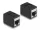 Delock Adapter RJ45 anya - RJ45 anya Cat.6A, fekete (87796)