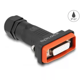  Delock D-Sub HD 26 tűs hüvely kerettel IP67 vízhatlan (87809)