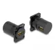 Delock D-típusú Modul HDMI hüvely - hüvely 90 fokos szögű (87811)