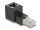 Delock RJ45 apa - RJ45 anya adapter Cat.6A 90  fokos szögben felfelé hajlítva (87861)