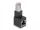Delock RJ45 apa - RJ45 anya adapter Cat.6A 90  fokos szögben lefelé hajlítva (87862)