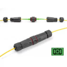   Delock optikai kábel csatlakozó SC Simplex anya SC Simplex anya APC vízálló (87869)