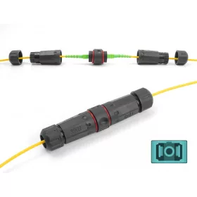   Delock optikai kábel csatlakozó SC Simplex anya SC Simplex anya OM3 vízálló (87871)