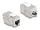 Delock Keystone Modul RJ45 anya - LSA Cat.6A Slim fokos eszköz nélkül szerelhető (87891)