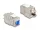 Delock Keystone Modul RJ45 anya - LSA Cat.6A eszköz nélkül használható kék por elleni fedővel (87898)