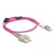 Delock Optikai kábel fém megerősítéssel LC Duplex - SC Duplex Multi-mód OM4 1 m (87916)