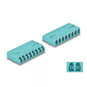   Delock Optikai szál kapcsolódás HD LC Octuplex anya - LC Octuplex anya vízszínű (87931)