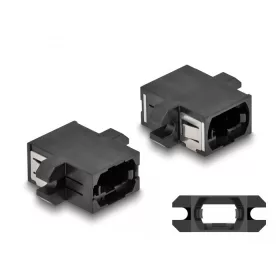   Delock Optikai szál párosító MPO anya - MPO anya fekete (87932)