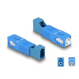   Delock Optikai szál hibrid párosító SC Simplex apa - LC Simplex anya kék (87941)