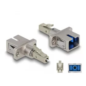   Delock Optikai szál hibrid párosító LC Simplex apa - SC Simplex anya bézs (87945)