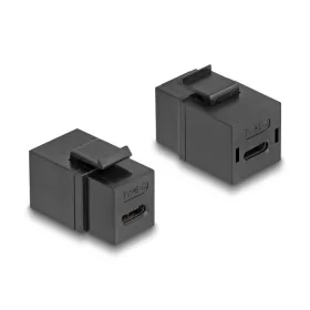   Delock Keystone modul USB 2.0 Type-C  anya   anya fekete színű (87950)