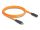 Delock USB 5 Gbps kábel USB Type-C  apa - USB Type-C  anya kötött felvételre 1 m narancs színű (87960)