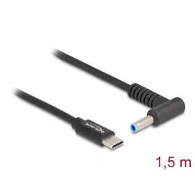   Delock HP 4.5x3.0mm -> USB-C notebook töltő kábel 1.5m fekete (87971)
