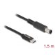 Delock Laptop töltőkábel USB Type-C  apa - Dell 7,4 x 5,0 mm apa (87975)