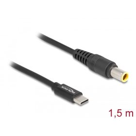   Delock Laptop töltőkábel USB Type-C  apa - IBM 7,9 x 5,5 mm apa
