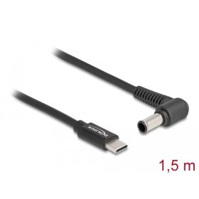   Delock Laptop töltőkábel USB Type-C  apa - Sony 6,0 x 4,3 mm apa