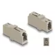 Delock Optikai szál párosító LC Simplex anya - LC Simplex anya OM1/OM2 bézs (87986)