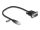 Delock Kábel RJ45 apa - soros RS-232 D-Sub 9 apa, 30 cm, fekete (88008)