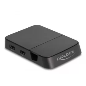   Delock 4K okostelefon dokkoló állomás beépített tartóval fekete (88018)