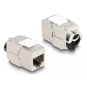   Delock Keystone Modul RJ45 anya - LSA Cat.6A STP lezáró füllel és kábel rögzítő nélkül (88020)